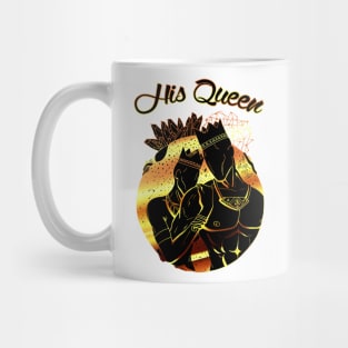 King and Queen Of The Stars - Black Gold His Queen Mug